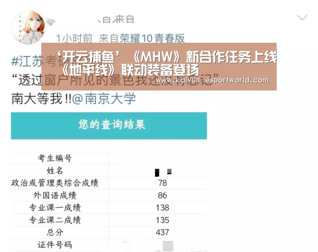 ‘开云捕鱼’《MHW》新合作任务上线 《地平线》联动装备登场(图1) 开云真人平台